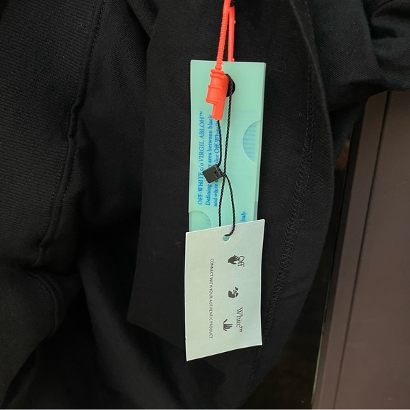 🔥🔥🔥 Off-White Marker Over Hoodie Black L 🔥🔥🔥 NWT - Picture 14 of 16